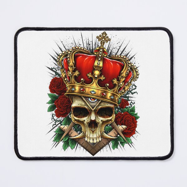 Item preview, Skull Crown King Roses designed and sold by Winya.