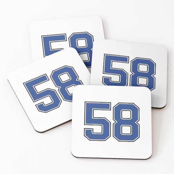 Item preview, Number 58 lucky sports jersey fifty eight designed and sold by HeavyStyle.