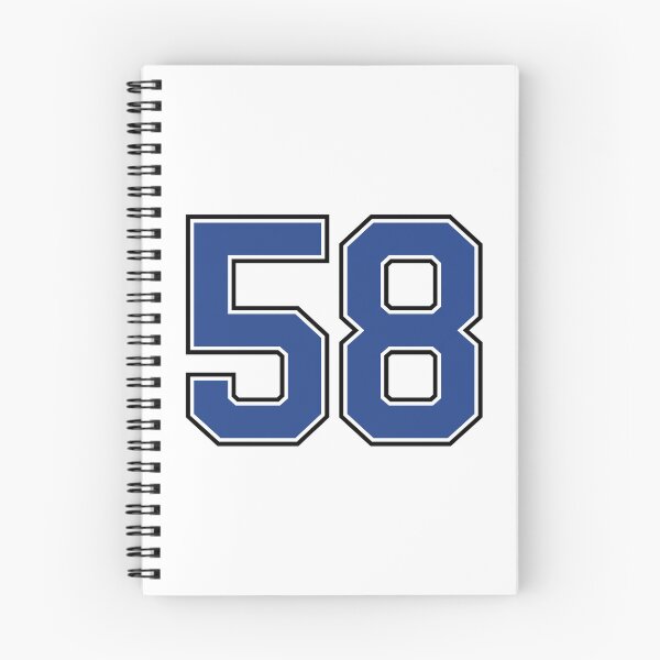 Item preview, Number 58 lucky sports jersey fifty eight designed and sold by HeavyStyle.