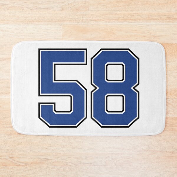 Item preview, Number 58 lucky sports jersey fifty eight designed and sold by HeavyStyle.