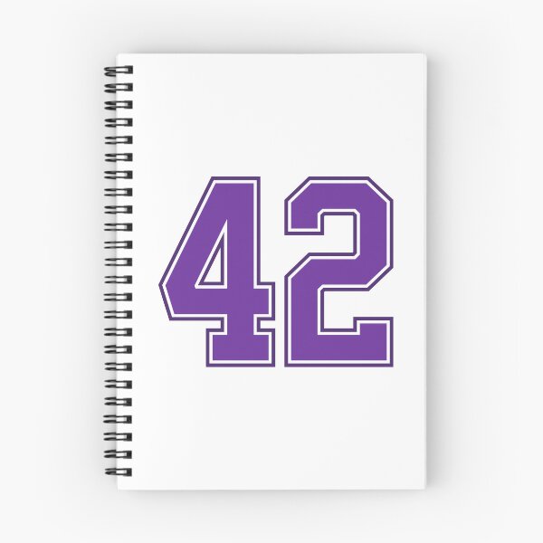 Item preview, Purple Number 42 lucky sports jersey forty two designed and sold by HeavyStyle.