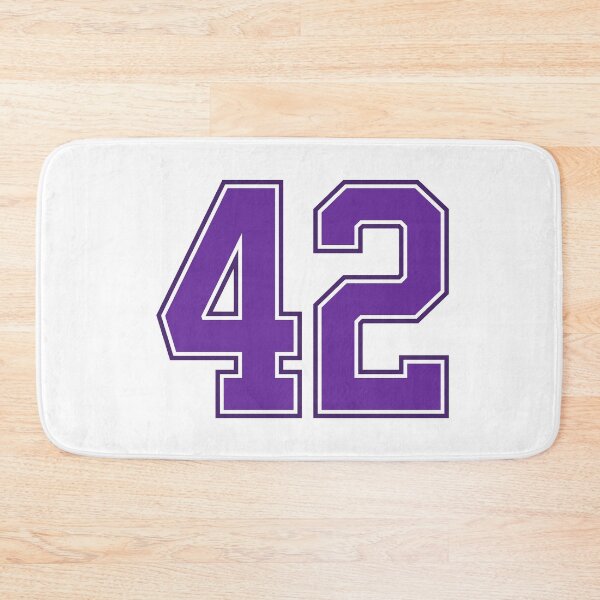 Item preview, Purple Number 42 lucky sports jersey forty two designed and sold by HeavyStyle.