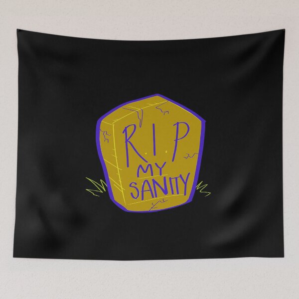 Item preview, R.I.P My Sanity Tombstone in bronze  designed and sold by SpaceQueenKee ⭐️⭐️⭐️⭐️⭐️.