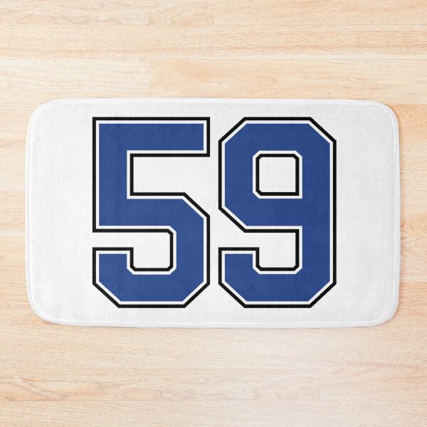 Item preview, Number 59 lucky sports jersey fifty nine designed and sold by HeavyStyle.