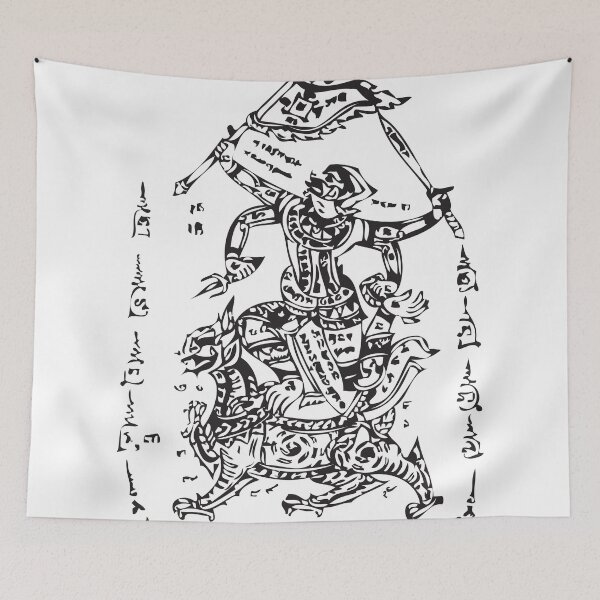 Item preview, Talisman Hanuman Tattoo designed and sold by Chubymew.