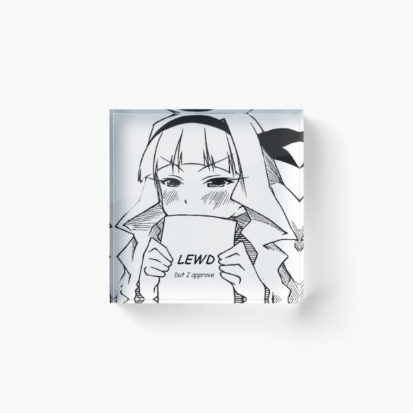 Item preview, Lewd but i approve anime girl designed and sold by Aestheticanime2.