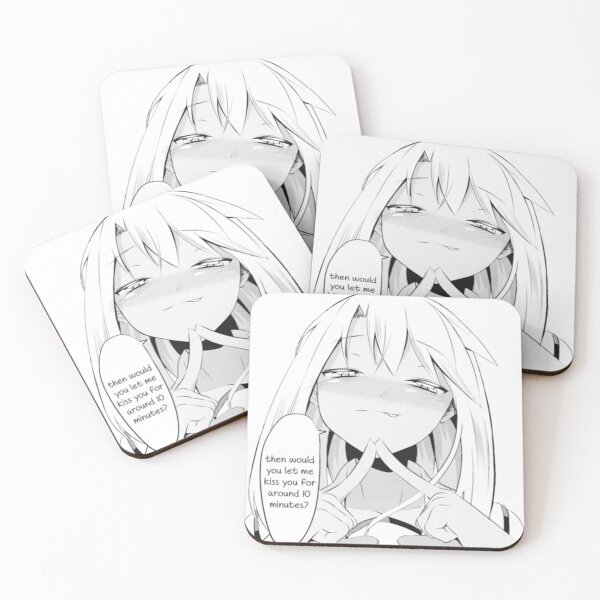 Item preview, Would you let me kiss you for around 10 minutes | anime girl designed and sold by Aestheticanime2.