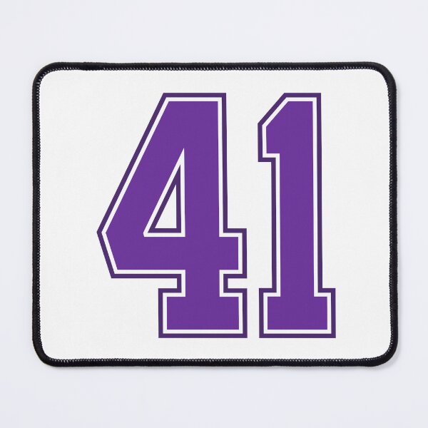 Item preview, Purple Number 41 lucky sports jersey forty one designed and sold by HeavyStyle.