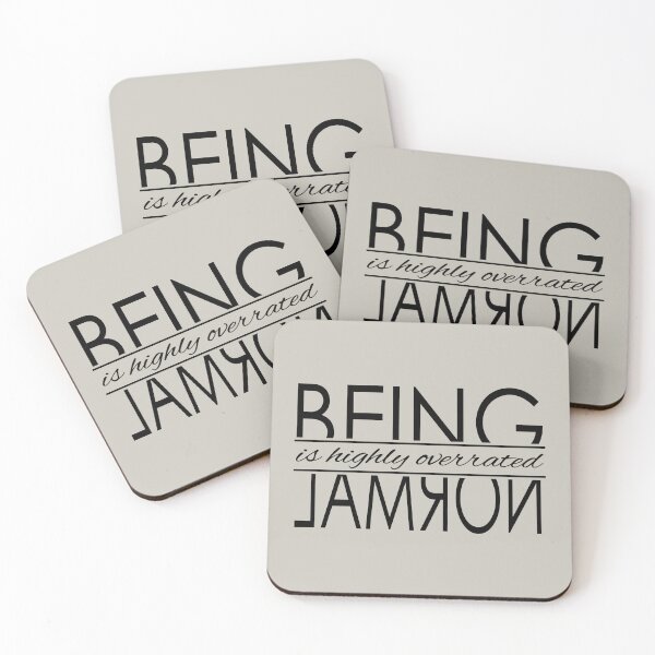 Item preview, Being Normal is Highly Overrated designed and sold by DogLifeCo.