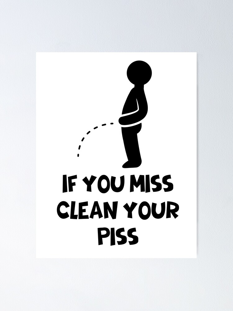 "Toilet Puns Funny Toilet Paper Jokes Funny Toilet Quotes" Poster