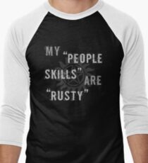 Supernatural Castiel 'People Skills' T-Shirt Men's Baseball ¾ T-Shirt