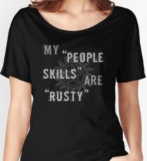 Supernatural Castiel 'People Skills' T-Shirt Women's Relaxed Fit T-Shirt