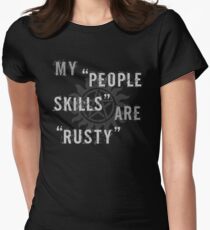 Supernatural Castiel 'People Skills' T-Shirt Women's Fitted T-Shirt