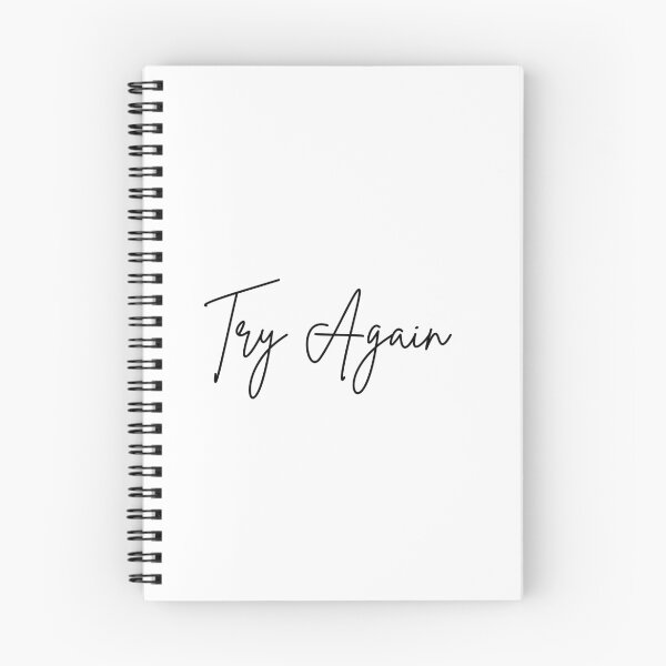 Item preview, Try Again(Motivational Quote) Typography designed and sold by Jalib.
