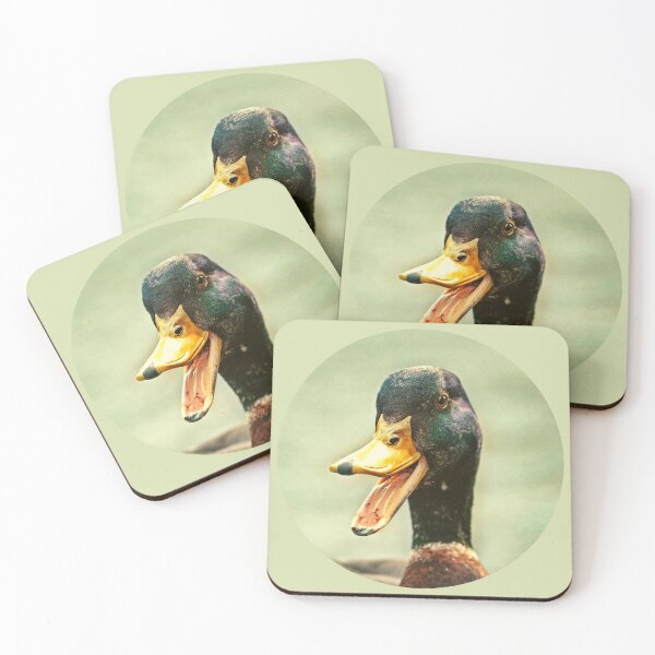 Item preview, Cool happy duck close up designed and sold by LaurenPittaway.