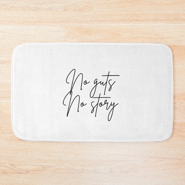 Item preview, No Guts No Story(Motivational Quote) Typography designed and sold by Jalib.