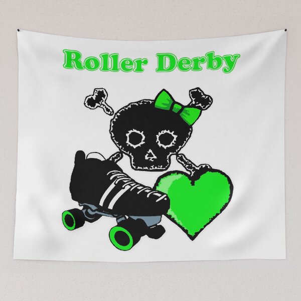 Item preview, Roller Derby Heart (Green) designed and sold by blakcirclegirl.