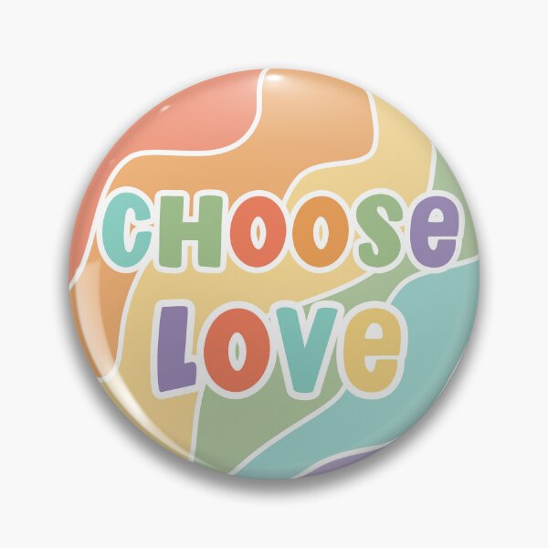 Item preview, Choose Love Pride LGBTQ Circular Rainbow designed and sold by Gay-Koala.