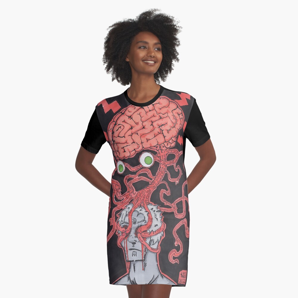Item preview, Graphic T-Shirt Dress designed and sold by WLTwitch.
