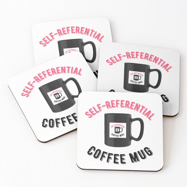 Item preview, SELF-REFERENTIAL COFFEE MUG designed and sold by CosmicStory.