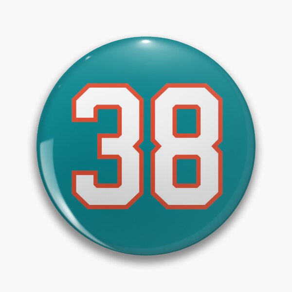Item preview, Sports Number 38, white orange color lucky sport thirty eight designed and sold by ArtIsParty.