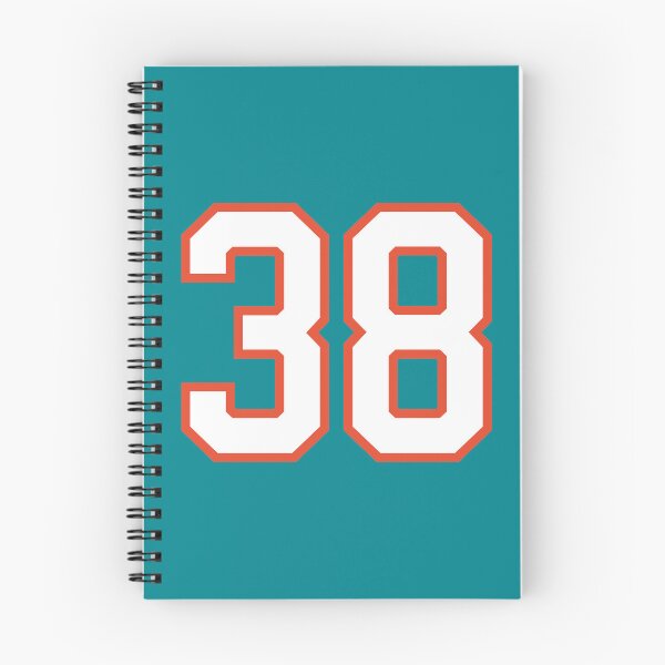 Item preview, Sports Number 38, white orange color lucky sport thirty eight designed and sold by ArtIsParty.