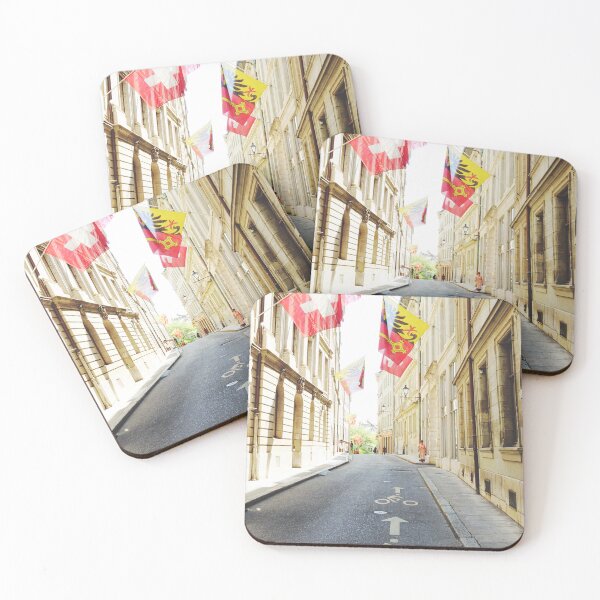 Item preview, Cycling lane on street of Geneva, Switzerland designed and sold by CarolinaReina.