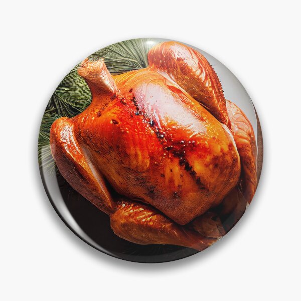 Item preview, Traditional Thanksgiving roasted turkey, food photography, computer AI generated art designed and sold by SvetlanaSF.