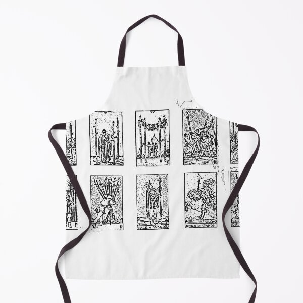 Item preview, Wands Tarot Cards Black and white designed and sold by designbywhacky.