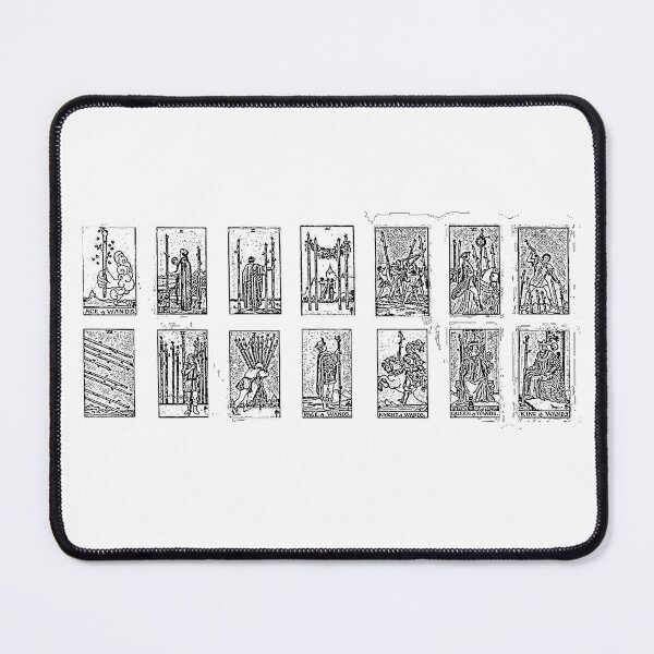 Item preview, Wands Tarot Cards Black and white designed and sold by designbywhacky.