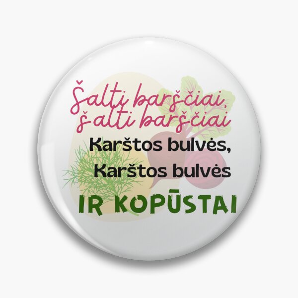 Item preview, Salti barsciai, karstos bulves, ir kopustai designed and sold by Dpocius.