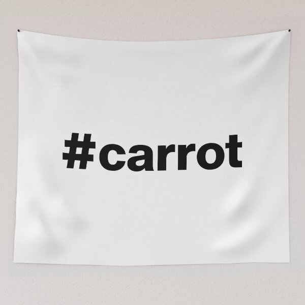 Item preview, Hashtag carrot designed and sold by ArtIsParty.