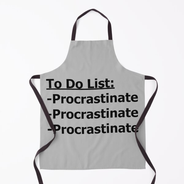 Item preview, To Do List: Procrastinate (Black Text) designed and sold by SolGalaxyDesign.