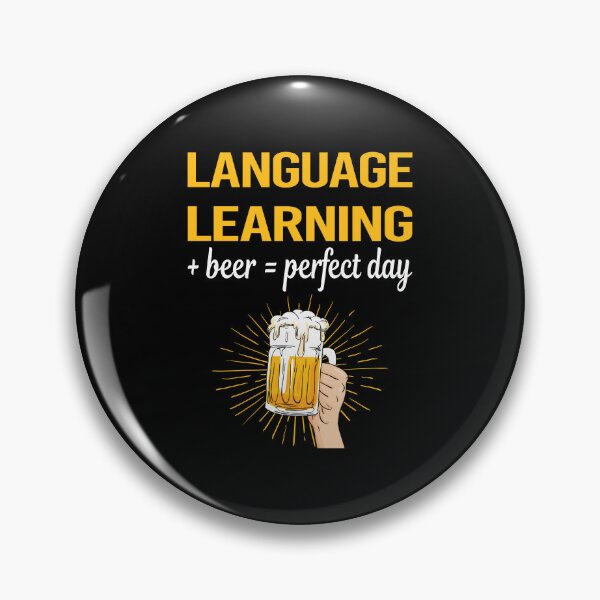Item preview, Beer Perfect Day Language Learning designed and sold by WigglesDailey.