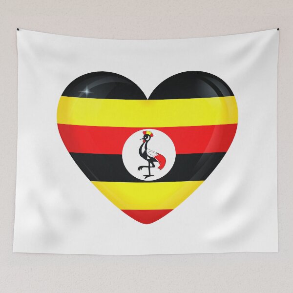 Item preview, My heart is in Uganda, Love Uganda. designed and sold by ArtIsParty.