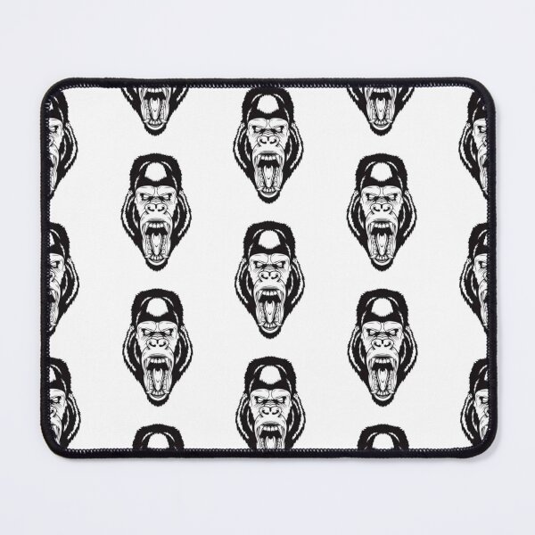 Item preview, Cool black and white gorilla head art. designed and sold by BEAUTY ⭐⭐⭐⭐⭐.