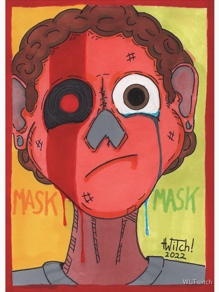 Thumbnail 7 of 7, Classic T-Shirt, MASK designed and sold by WLTwitch.