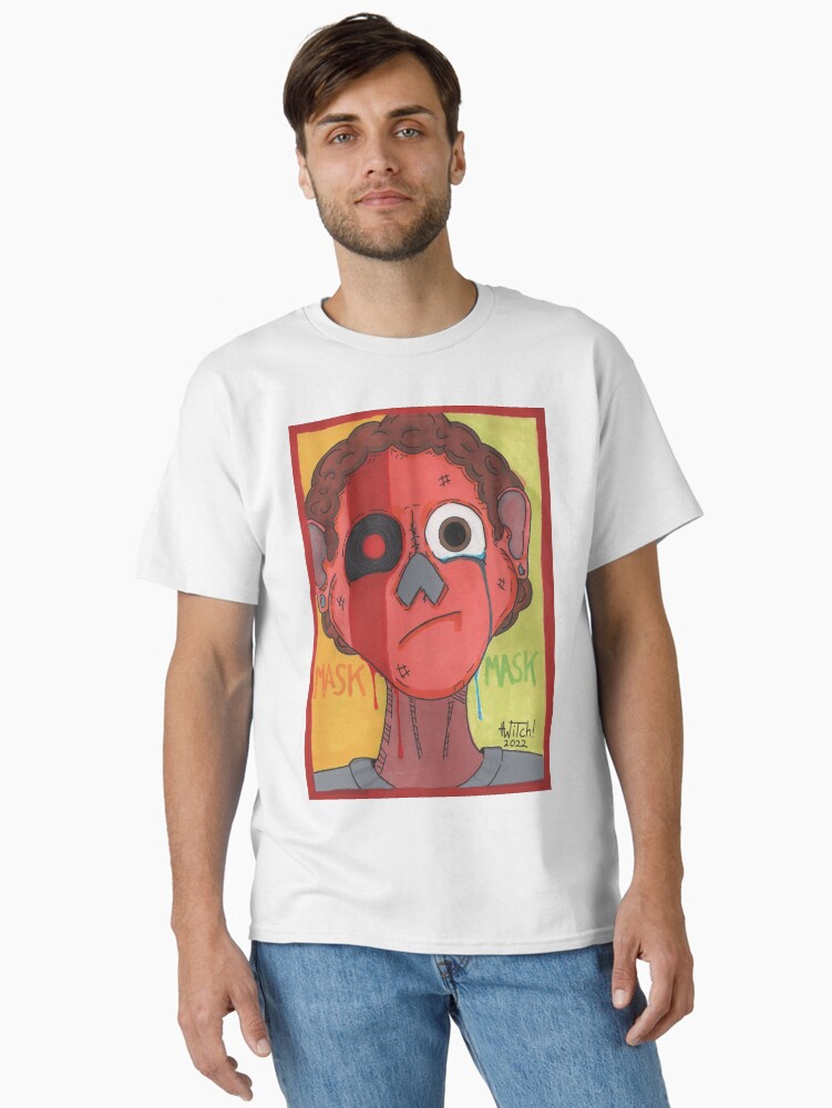 Thumbnail 1 of 7, Classic T-Shirt, MASK designed and sold by WLTwitch.