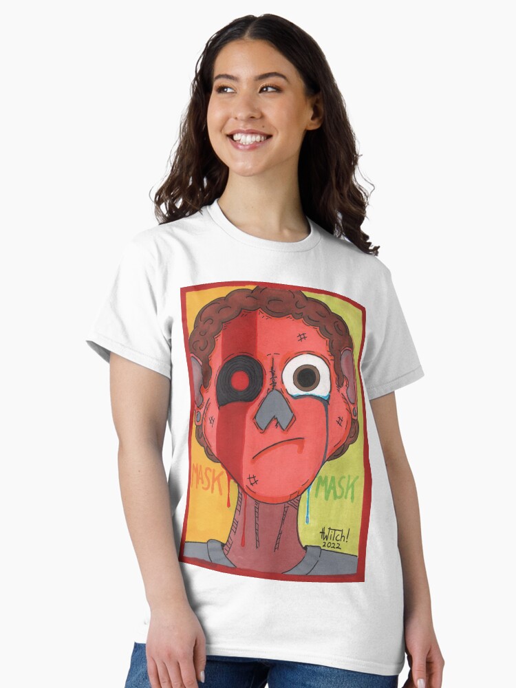 Thumbnail 2 of 7, Classic T-Shirt, MASK designed and sold by WLTwitch.