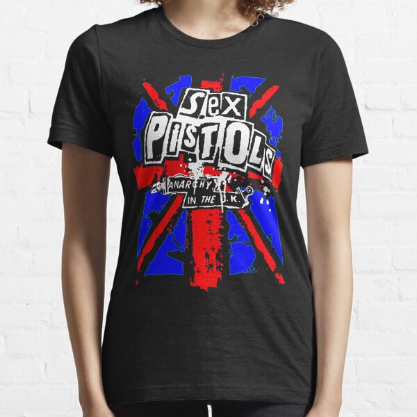 Pistols Womens Anarchy Flag T Shirt Ursporttech Sex Clothing Excellent