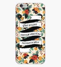 Cicero Orations - Floral iPhone Case