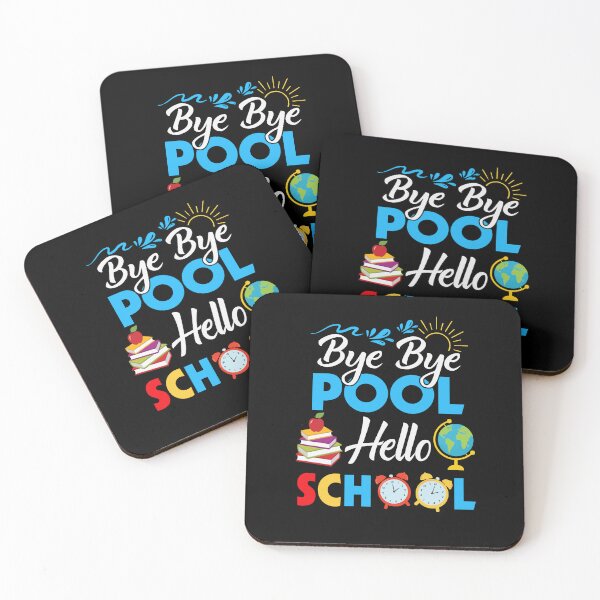 Item preview, Bye Bye Pool Hello School Back To School Summer Kindergarten designed and sold by jongcovitza.
