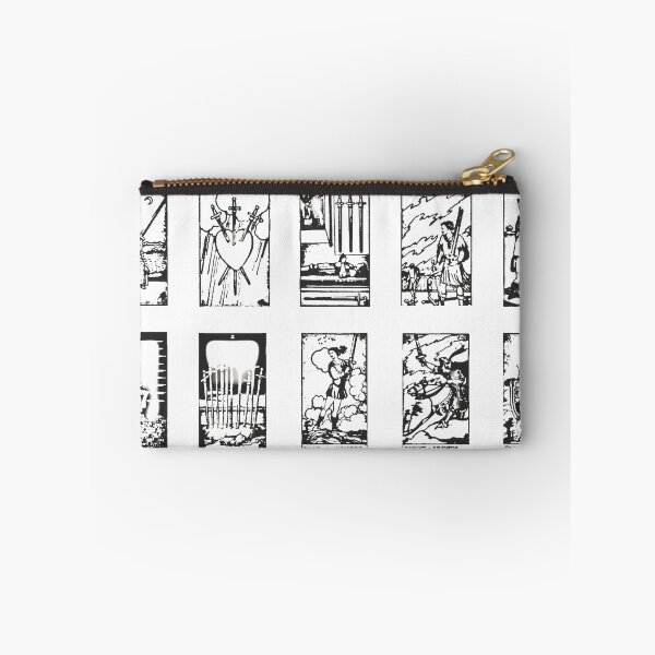 Item preview, Swords Tarot cards black and white designed and sold by designbywhacky.