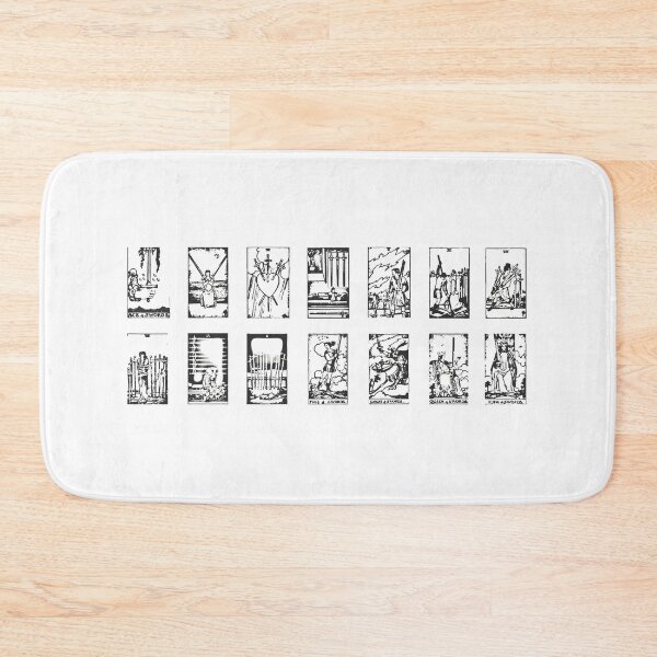 Item preview, Swords Tarot cards black and white designed and sold by designbywhacky.