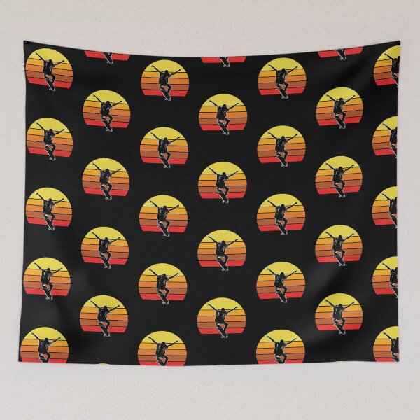 Item preview, Sun Retro Vintage Skateboarder  designed and sold by mkzmerch.