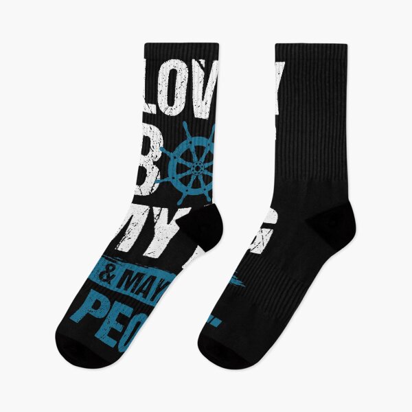 Item preview, I love my boat my dog and maybe like 3 people funny  designed and sold by Simeon	 Dorelus.