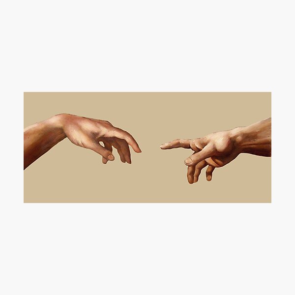 The Creation of Adam Photographic Print