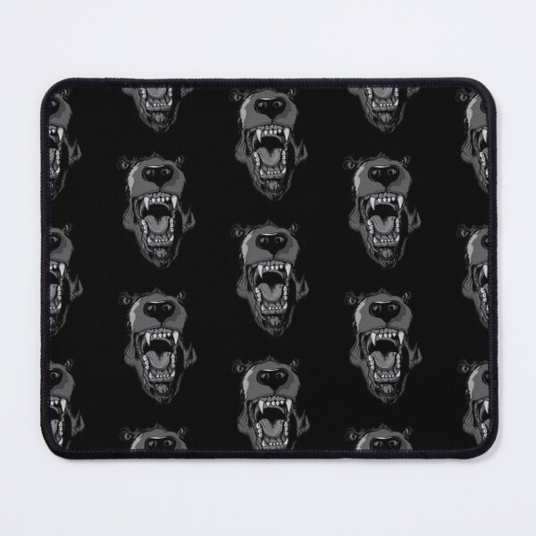 Item preview,  Cool black grizzly bear head art. designed and sold by BEAUTY ⭐⭐⭐⭐⭐.