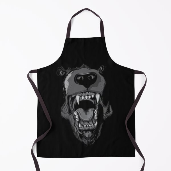 Item preview,  Cool black grizzly bear head art. designed and sold by BEAUTY ⭐⭐⭐⭐⭐.