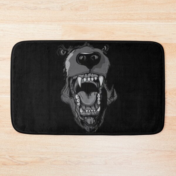 Item preview,  Cool black grizzly bear head art. designed and sold by BEAUTY ⭐⭐⭐⭐⭐.